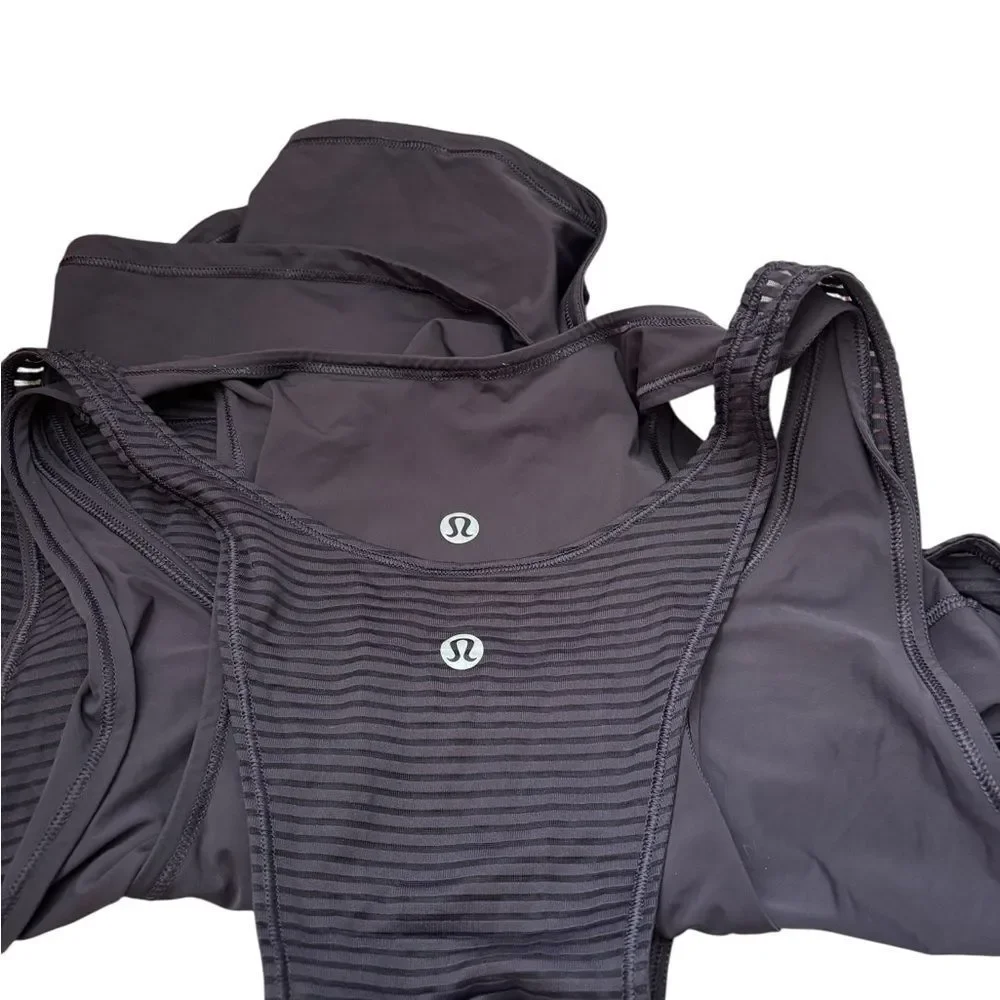 Lululemon RARE Tank Top two in one, Dark Blue Size XS